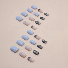 24pcs/Set Press On Nails W1420