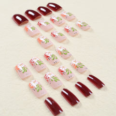 24pcs/Set Press On Nails SN131