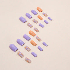 24pcs/Set Press On Nails W940