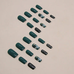 24pcs/Set Press On Nails W1408