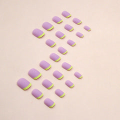 24pcs/Set Press On Nails W1371