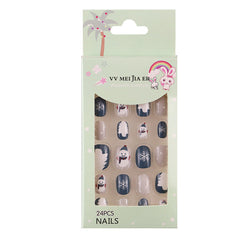 Mini Press On Nails For Kids 24 Pcs Christmas KPN6-006