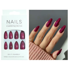 24pcs/Set Press On Nails JIA#445