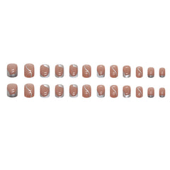 24pcs/Set Press On Nails W1415