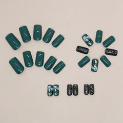 24pcs/Set Press On Nails W1408