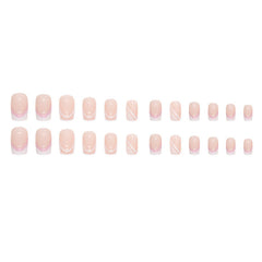 24pcs/Set Press On Nails W318