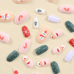 24pcs/Set Press On Nails SN155