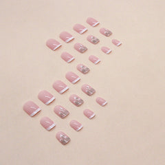 24pcs/Set Press On Nails W1096