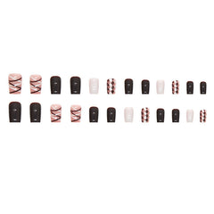 24pcs/Set Press On Nails R697