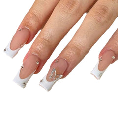 24pcs/Set Press On Nails YY-BW49