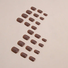 24pcs/Set Press On Nails CF036
