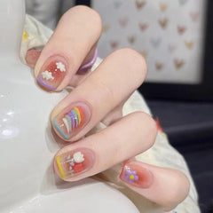 24pcs/Set Press On Nails J0104-3