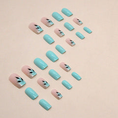 24pcs/Set Press On Nails W1324