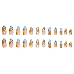 24pcs/Set Press On Nails W417