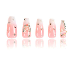 24pcs/Set Press On Nails CZ261-B7