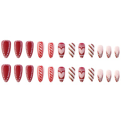 24pcs/Set Press On Nails DY745-B7