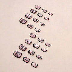 Mini Press On Nails 24pcs/Set K006