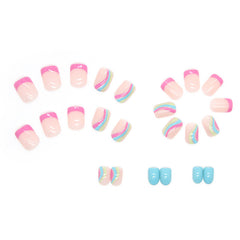24pcs/Set Press On Nails W174
