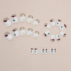 24pcs/Set Press On Nails W1262