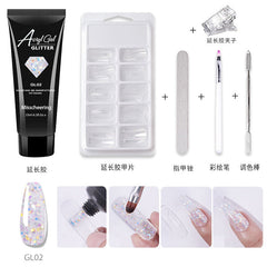 Nail Art Extension Gel glitter-2
