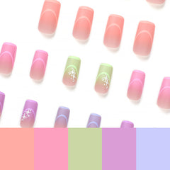 24pcs/Set Press On Nails JP2754