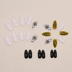 24pcs/Set Press On Nails W1022