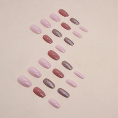 24pcs/Set Press On Nails W1297