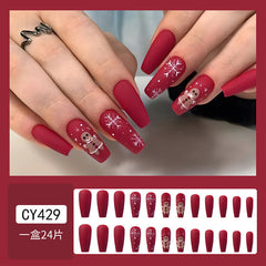 24pcs/Set Press On Nails CY429-B7