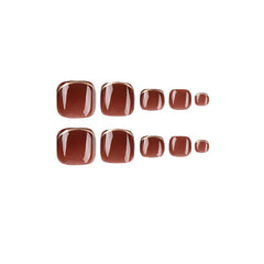 Press On Toe nails Set 24pcs/set JP2333