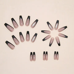 24pcs/Set Press On Nails Z595