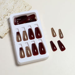 24pcs/Set Press On Nails JIA#401