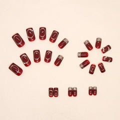 24pcs/Set Press On Nails Z552