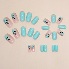 24pcs/Set Press On Nails W1324