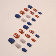 24pcs/Set Press On Nails W1386