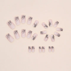 24pcs/Set Press On Nails W909