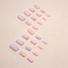 24pcs/Set Press On Nails W1358