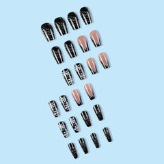 24pcs/Set Press On Nails DY747-B7
