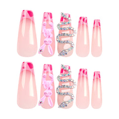 24pcs/Set Press On Nails JP3019