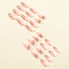 24pcs/Set Press On Nails JF0726