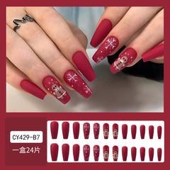 24pcs/Set Press On Nails CY429-B7