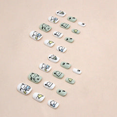 Mini Press On Nails 24pcs/Set K007