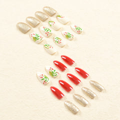 24pcs/Set Press On Nails JF0728