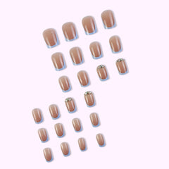 24pcs/Set Press On Nails DZ129