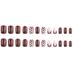 24pcs/Set Press On Nails DY757-B7