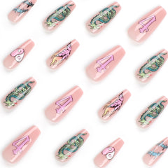 24pcs/Set Press On Nails JP2830