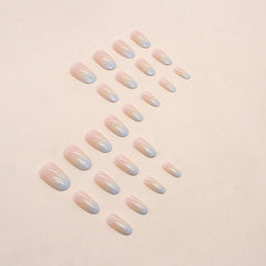 24pcs/Set Press On Nails W1091