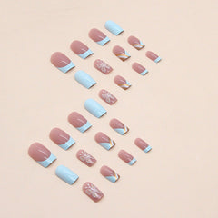 24pcs/Set Press On Nails W568