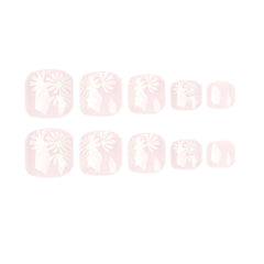 Press On Toe nails Set 24pcs/set JP1637