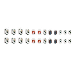 24pcs/Set Press On Nails W1474