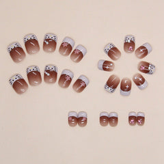 24pcs/Set Press On Nails Z782